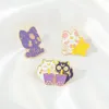 cats milk tea brooch Cute Anime Movies Games Hard Enamel Pins Collect Cartoon Brooch Backpack Hat Bag Collar Lapel Badges