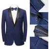 Mäns tuxedo Slim Fit Wedding Busin Suit Groomsman Groomsman 3 Piece Set Set Men's Dinner Jacket Vest Pants Suit Formal OCN J1ll#