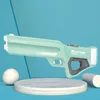 Novo estilo minimalista pistola de água elétrica de sucção automática de água com disparo contínuo para brigas de água na praia infantil, pistola de água de grande capacidade