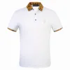 T-shirt Polo de marque de luxe classique haut de gamme pour hommes, mode d'été respirante à manches courtes, haut décontracté taille M-3XL