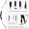 Bow Arrow 20-40 kg bågskytte 57 Takedown Recurve Bow för jakt Recurve Bow and Arrow Set vänster Black Hunting Bow YQ240327