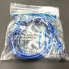 USB Extension Cable Male To Female Data Cable with Shielded Magnetic Ring USB Cable All Copper Transparent Blue