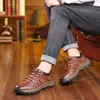 Casual Shoes Sports Outdoor Fashion Low Top Men's Anti Slip Lacing Mountaineering