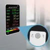 6 In 1 Multifunctional Air Quality Detector PM2.5 PM10 HCHO TVOC CO CO2 Formaldehyde Monitor LCD Display Home Air Quality Tester 240320