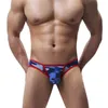 Underpants Male Underwear Jockstrap Briefs Mesh Breathable Sexy Men Camouflage Panties Gay Slip Cueca Homber