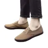 Casual Shoes 2024 Canvas Men Slip-on Loafers Breathable Hear-wearing Safety Working Sneakers Zapatos De Hombre