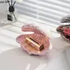 Shell Ceramic Soap Dish Bathroom Accessories Shelf Soap Holder Soap Box Drain Rack Storage Box Jewelry Tray Soap Tray Soap Stand 240313