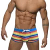 Homens Swimwear Sexy Listras Swimwear Homens Troncos de Natação Cintura Baixa Biquíni Maiô Homem Swim Wear Mens Banheira Terno para Praia Surf Esporte Curto 24327