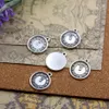 60pcs--27x24mm Antique Silver Plated Clock Charms Pendants for Jewelry Making DIY Handmade Craft206T