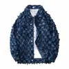spring Autumn Retro Blue Plaid Tassel Denim Jackets W Cott Jaqueta Jeans Streetwear Loose Chaquetas Hombre Masculina Coats u5rK#
