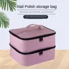 Aufbewahrungstaschen, tragbare Reise-Make-up-Tasche, Nagellack-Flaschen, Pinsel-Sets, Maniküre-Zubehör-Box, Kosmetik-Organizer