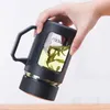 Verres à vin 500ml, tasse à thé en verre Borosilicate de grande capacité, résistant à la chaleur, avec poignée filtrante, infuseur d'eau de bureau