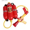 Gun Toys Sacs à dos de pompiers pour enfants, pistolets à eau, jouets de plage pour enfants, jeux de rôle, pistolets de pompiers, jouets240327