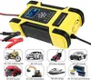 Chargeur de batterie automatique 12V 24V 12a, 7 étapes, pour voiture, affichage LCD, Charges intelligentes, fonction de réparation, chargeur rapide 7773300