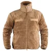 Mege Hombres Chaqueta táctica de invierno Chaquetas térmicas de lana militar L5 Ejército de EE. UU. Deporte al aire libre Senderismo Caza Combate Airsoft Abrigo cálido Z7J5 #