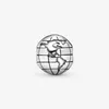 New Arrival 100% 925 Sterling Silver Planet Earth Clip Charm Fit Original European Charm Bracelet Fashion Jewelry Accessories331a