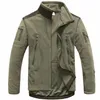 Homens roupas táticas outono inverno lã jaqueta do exército softshell caça roupas homens softshell estilo militar jaquetas a7mm #