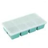 Moldes para hornear Molde de hielo cuadrado flexible Cubo de silicona para fácil liberación Cocina casera Accesorios de bar de cócteles helados duros