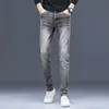Jeans violets de créateur Jeans pour hommes Mode Luxe Slim Stretch Soft Bee marque Pantalon d'affaires Pantalon brodé Pantalon décontracté en denim