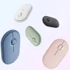 الفئران Pebble لطيف M350 2.4g الماوس اللاسلكي لمكتب MacBook للكمبيوتر المحمول Bluetooth Mouse Dual Mode with USB Multilink Office Mouse