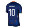 2024 Holanda MEMPHIS Futebol 24 25 Holanda Jersey F.DE JONG VIRGIL DUMFRIES BERGVIJN Camisa Klaassen Blind de Ligt Homens Crianças Kit Gakpo Fãs Jogador Masculino Mulher