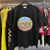 Бесплатная доставка T Rhude Shorts Mens Tshirt Fit Fite Tee Рубашка дизайнерские рубашки летние футболка с коротким рукавом