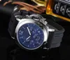 Luxusuhr Mehrere meistverkaufte Herrenuhren von Time Sports Zone Chronograph Silber Silikonarmband Herren-Militäruhr Montrepaner-Uhr liu 12ZQ