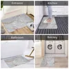 Carpets Non-slip Doormat Grey Golden Line Marble Bath Kitchen Mat Prayer Carpet Home Modern Decor