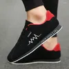 Casual Shoes Men Tenis Masculino Youth Red Black Loafers Summer Breathable Soft Comfortable Fashion Flat Sneakers