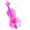 Décoration de fête Simulation enfants violon jouet Instruments de musique apprentissage éducatif cadeaux de noël pour enfants fille