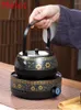 Zestawy herbaty chińskie retro ceramiczna herbata Zestaw kotła domowego indukcyjna kuchenka gotowana na wodę czajnik japoński w stylu dużych rozmiarów