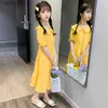 Girl's Dresses 2024 Casual Summer Dress for Girls Wear Korea Fashion Style Elegant Party Princess Dresses Kids Clothes 2 3 4 12 13 14 Years Old yq240327