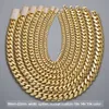 10-22mm Heavy Miami Cuban Link Chain Wholesale Cubana 10k 14k 18k 24k Gold Custom Hip Hop Jewelry Chunky Cuban Necklace for Men