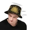 Basker unisex boho sol hink hatt abstrakt konst mjuk vikfiskare hattar sommar roliga fiske mössor streetwear tryckt visir