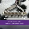 Combs Benepaw Professional Stainless Steel Double Wide Coat Rake Pet Dematting Comb For Dogs Cats Detangling Removing Knots Grooming