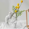 Vases Kissing Lover Vase Collectible Flower Arrangement Porcelain Nordic Style For Home Bookshelf Party Living Room Farmhouse