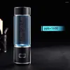 Garrafas de água garrafa de hidrogênio gerador portátil copo beber copo saudável presente aniversário 300ml pem tecnologia rica