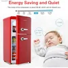 Refrigerators Freezers Mini refrigerator with 3.5 Cu feet 2 doors suitable for apartments/dormitories/offices/homes/basements/garages retro red color Q240326