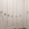 Party Decoration Daisy Happy Birthday Banner White Flower Garland Flag Decor Decorated Scene Bunting Supplies