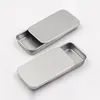 Depolama Şişeleri 20 PC Tinplate Push-Pull Kutusu Metal Kılıf Dudak Kapları Küçük Şeker Kutuları