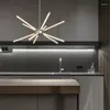 샹들리에 360 글로우 현대식 LED 거실 침실 식당 부엌 실내 90-260V를위한 샹들리에 조명