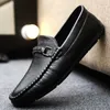 Freizeitschuhe Herren Loafer Weiß Fahren Männer Mokassins Sommer Atmungsaktiv Mann Leder Slip On Super Leicht Männlich