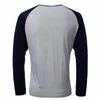 2020 Primavera Marchio di Abbigliamento da Uomo Manica Lunga Girocollo T-Shirt Casual Maglietta da Baseball da Uomo Raglan Tee Streetwear Plus Size 4XL CY200515 006