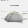 Tents and Shelters 3F UL Gear Tent 2-Person Windproof and Rainproof Camping Tent 15D Silicone Ultra Light Outdoor Hiking Tent with Free Mats24327