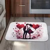 Mattor 60x40 cm Valentine's Day Series flanell golvmatta sovrum vardagsrum ingång badrum dekorativ matta fashionabla föremål