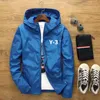 2024 Ny solskyddsmedel Vattentät strand Casual Jackets Y3 Men Summer Hooded Jacket Windbreaker Packable Skin Coat 10tk#