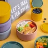 Servies Siliconen Lunchbox Bento Groenten Fruitsalade Vershoudkom Met Deksel Afdichting Lekvrije Camping Picknick Opslag