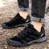 Casual Shoes Men's Hiking Lightweight Non Slip Sneakers Outdoor Breathable Low Top Ankle Boots Hike Trekking Trails Camping Work Shoe