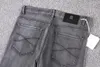 Jeans pour hommes Zemky hommes 2024 élastique mode broderie taille 29-42 pantalons longs droits élasticité étiquette en cuir personnalisée