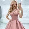 Blush rosa aftonklänningar Bone Bodice A Line Sequins Straps Long Formal Prom Party Dress Zipper Back Designer Dresses For Special Thill